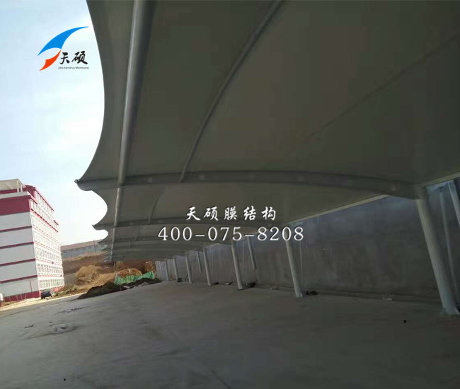 博山秉承红木有限公司膜结构停车棚